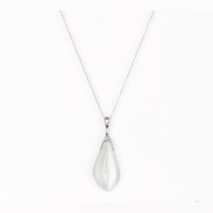 🎄5/$10🎄Paparazzi White Teardrop Pendant Necklace